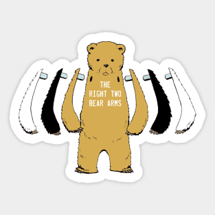 The Right Two Bear Arms Sticker